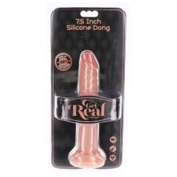 GET REAL DONG SILICONA 19 CM NATURAL