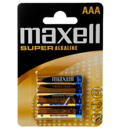 MAXELL PILA SUPER ALKALINE AAA LR03 BLISTER4