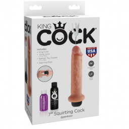 DILDO SQUIRTING 178 CM KING COCK NATURAL