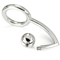 METALHARD COCK RING ANILLO CON GANCHO INTRUDER ANAL 40MM